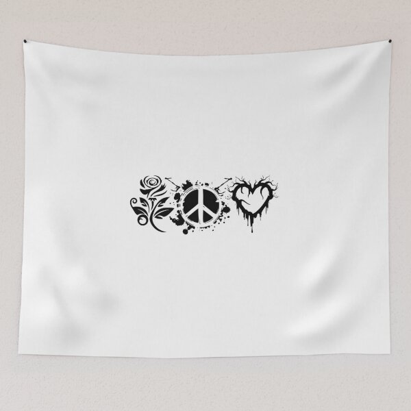 Item preview, Rose Peace Heart symbol designed and sold by rowgazer.