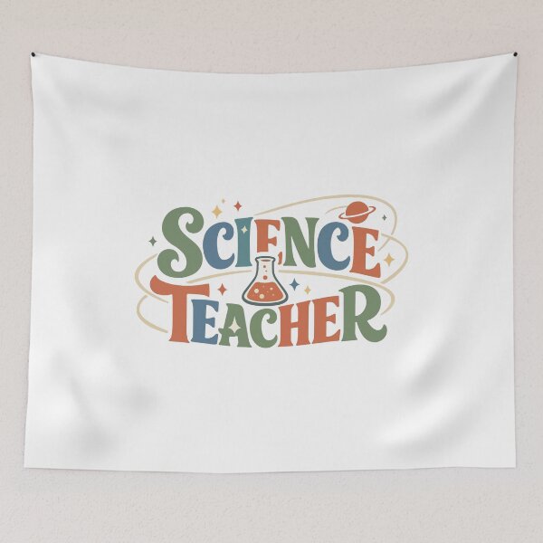Item preview, Science Teacher Flask & Planet - Funny Science Teachers Gift designed and sold by stylishdzign.