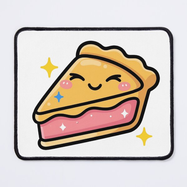 Item preview, Cute Proud Kawaii Pie Slice Cartoon | Adorable Pie Sticker & Gift Design designed and sold by Rood Art Studio.