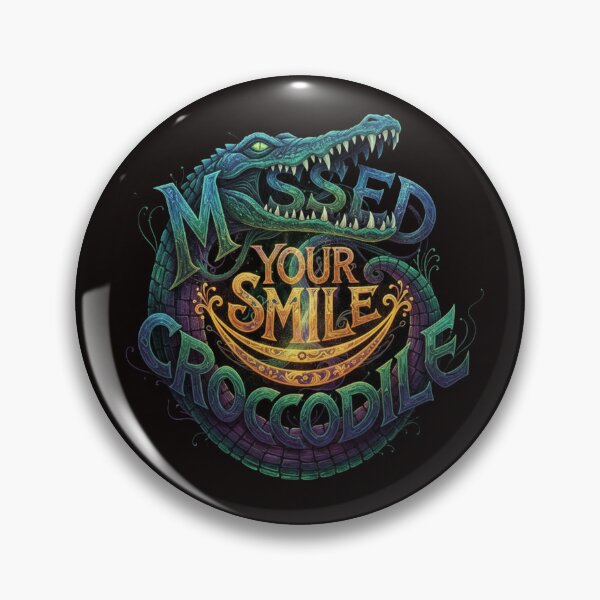 Item preview, Missed Your Smile Crocodile designed and sold by SkrabinhoArt.