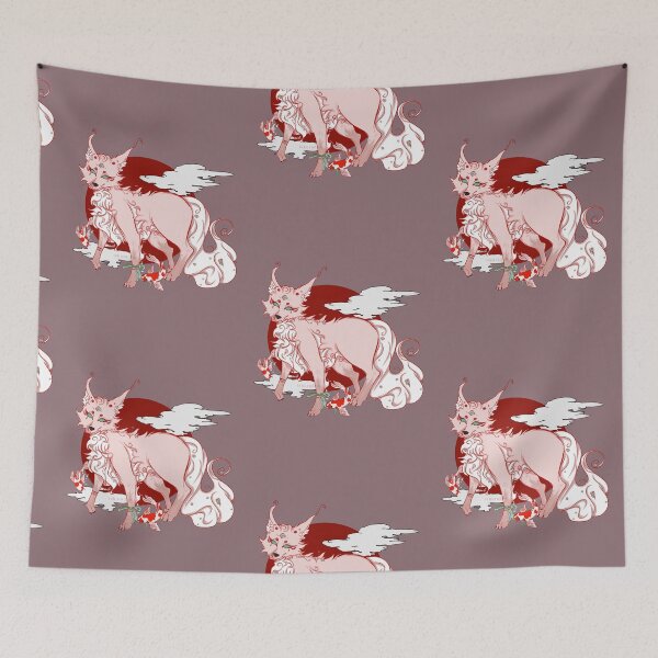 Item preview, Red Japanese Kitsune designed and sold by ishuraden.