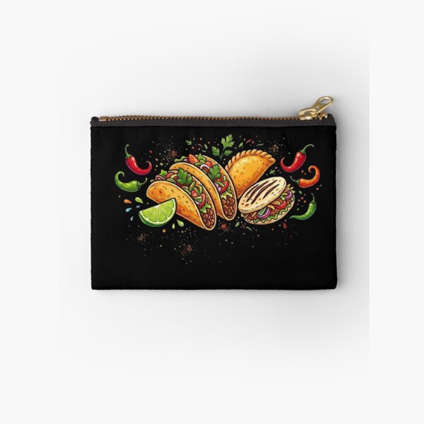 Item preview, Mexican Street Food Tacos Empanada Arepa Graphic Art designed and sold by Nakrisa.