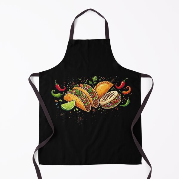 Item preview, Mexican Street Food Tacos Empanada Arepa Graphic Art designed and sold by Nakrisa.