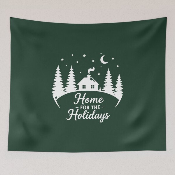 Item preview, Home for the Holidays – Festive Holiday Art designed and sold by Tklezardesigns.
