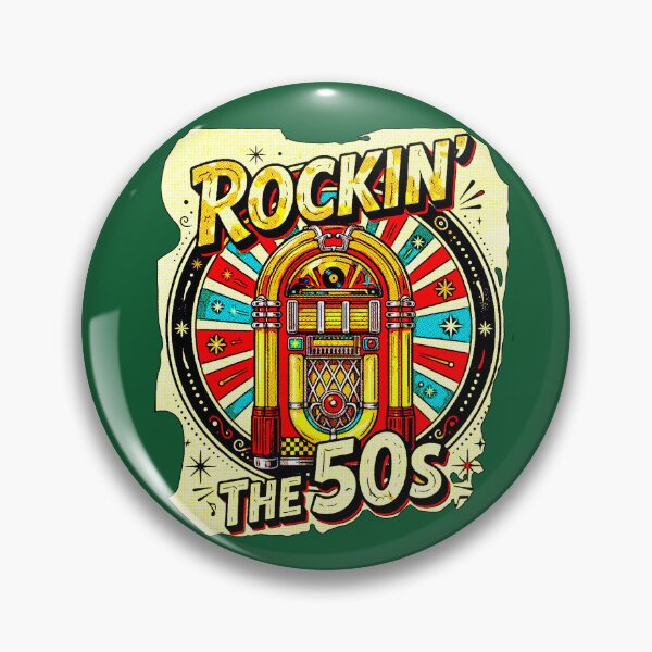 Item preview, Rockin' The 50s | Retro Jukebox Design designed and sold by AstronautMerch.