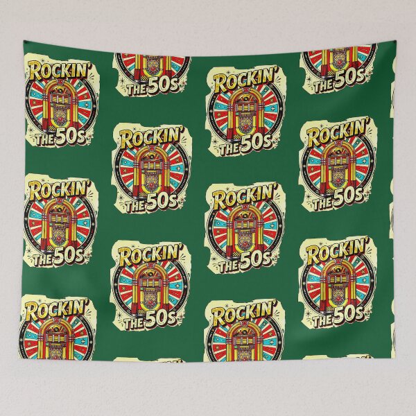 Item preview, Rockin' The 50s | Retro Jukebox Design designed and sold by AstronautMerch.
