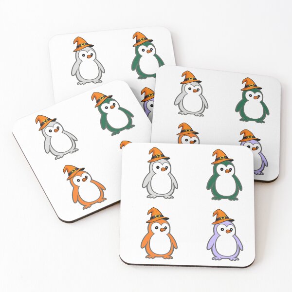 Item preview, Halloween Penguin Quartet | Clean Vector Mascot Set 2 designed and sold by Pippo-Penguin.