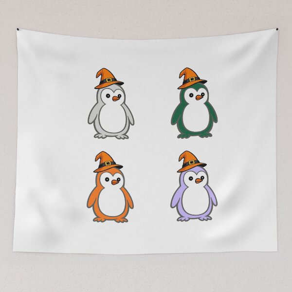 Item preview, Halloween Penguin Quartet | Clean Vector Mascot Set 2 designed and sold by Pippo-Penguin.