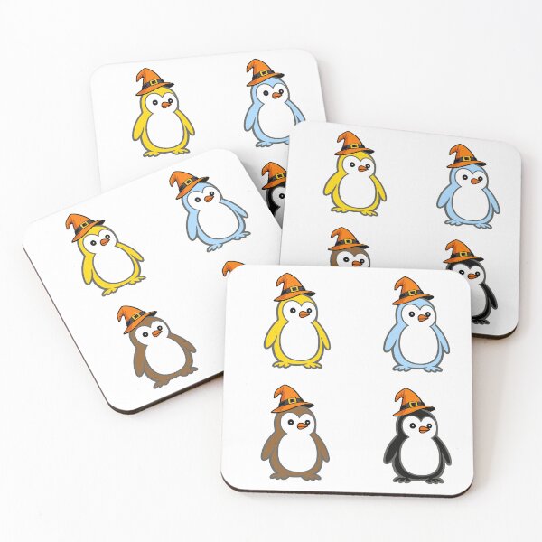 Item preview, Halloween Penguin Quartet | Clean Vector Mascot Set 1 designed and sold by Pippo-Penguin.