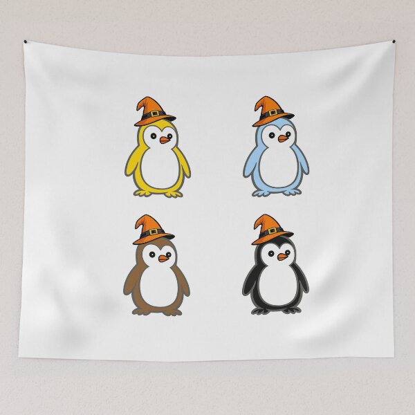 Item preview, Halloween Penguin Quartet | Clean Vector Mascot Set 1 designed and sold by Pippo-Penguin.