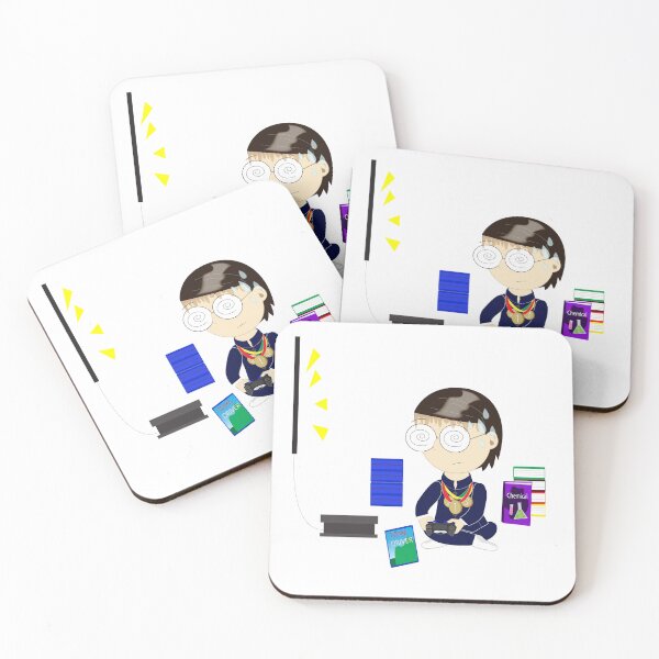 Item preview, Japanese nerd student is playing console game. designed and sold by Figaro-17.