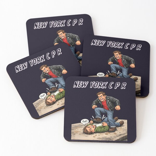 Item preview, New York Tough Guy Street Fight Comic Art designed and sold by PRINTSCHARMINGM.