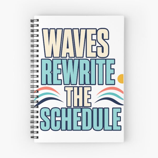 Item preview, Waves Rewrite The Schedule designed and sold by aihrgdesign.