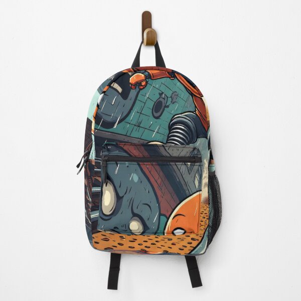 Item preview, Orange boy runs across railway tracks designed and sold by Mianku | Für das Leben.