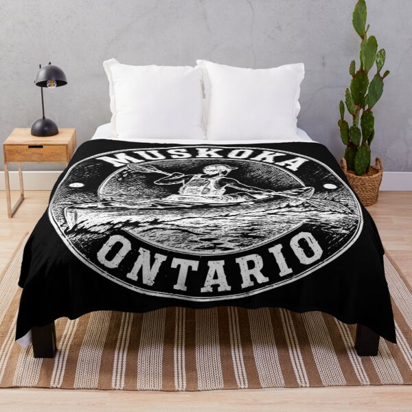 Item preview, Muskoka – Ontario (with White Lettering) designed and sold by VelvetRoom.