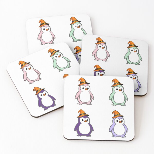 Item preview, Halloween Penguin Quartet | Clean Vector Mascot Set 3 designed and sold by Pippo-Penguin.