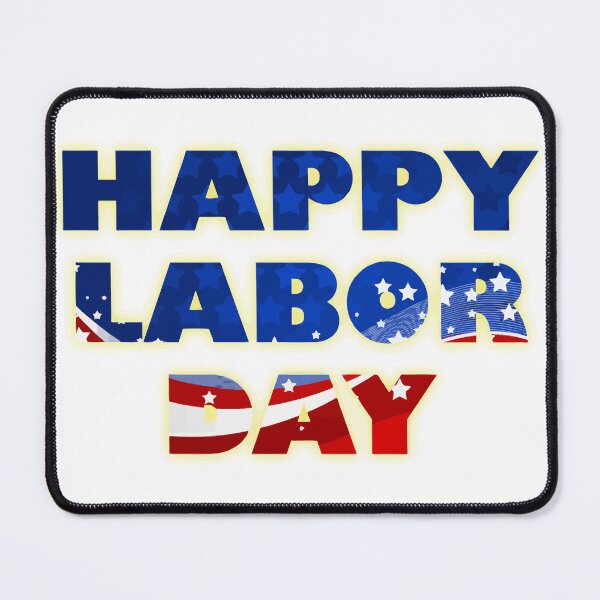 Item preview, Happy Labor Day Patriotic USA – Stars & Stripes American Flag Holiday Design designed and sold by Cellara91.