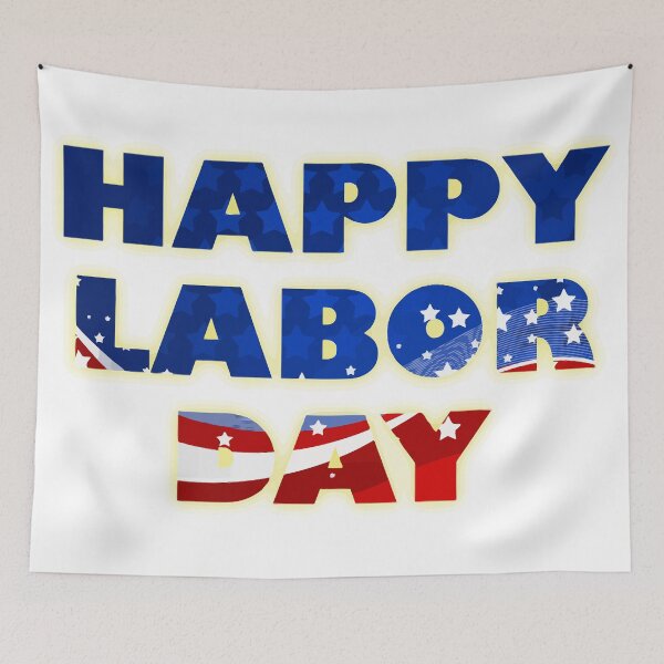 Item preview, Happy Labor Day Patriotic USA – Stars & Stripes American Flag Holiday Design designed and sold by Cellara91.