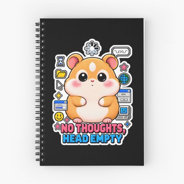 Item preview, No Thoughts Head Empty Hamster | Cute Y2K Meme Aesthetic designed and sold by Pick'n Quick.