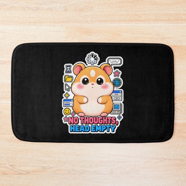 Item preview, No Thoughts Head Empty Hamster | Cute Y2K Meme Aesthetic designed and sold by Pick'n Quick.