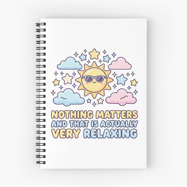 Item preview, Nothing Matters Cute Nihilism Funny Mental Health Design designed and sold by LunaMarkos.