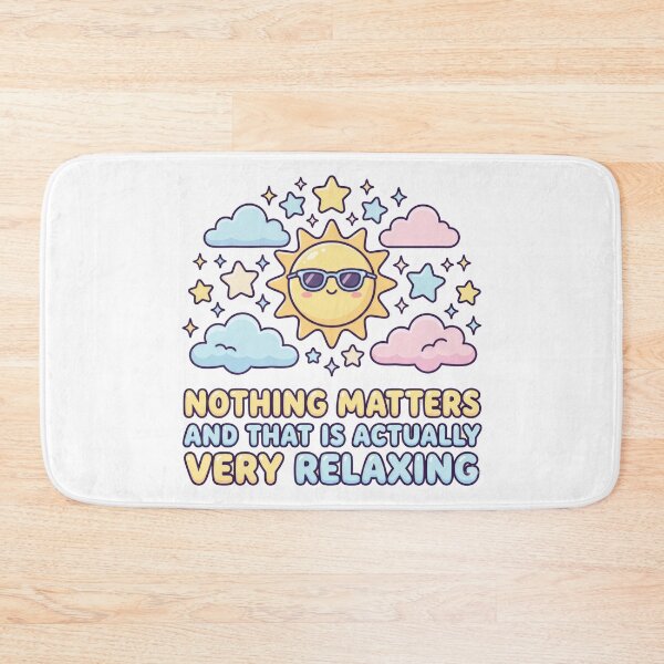 Item preview, Nothing Matters Cute Nihilism Funny Mental Health Design designed and sold by LunaMarkos.