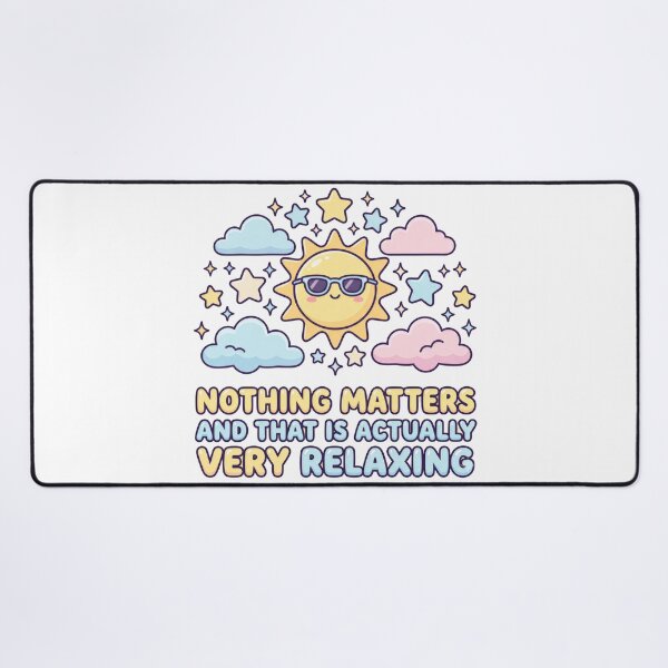 Item preview, Nothing Matters Cute Nihilism Funny Mental Health Design designed and sold by LunaMarkos.