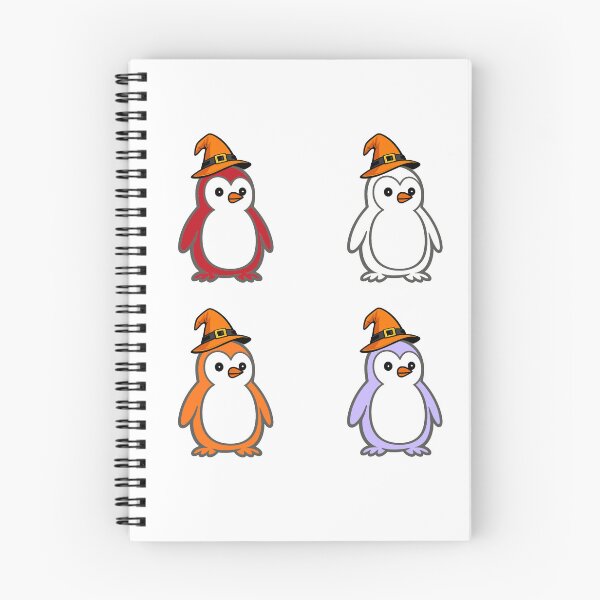 Item preview, Halloween Penguin Quartet | Clean Vector Mascot Set 4 designed and sold by Pippo-Penguin.