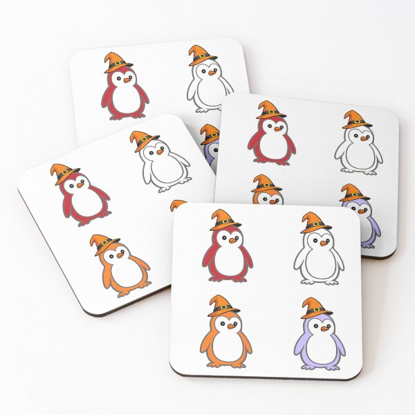 Item preview, Halloween Penguin Quartet | Clean Vector Mascot Set 4 designed and sold by Pippo-Penguin.