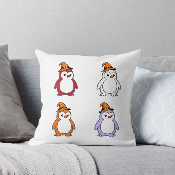 Item preview, Halloween Penguin Quartet | Clean Vector Mascot Set 4 designed and sold by Pippo-Penguin.
