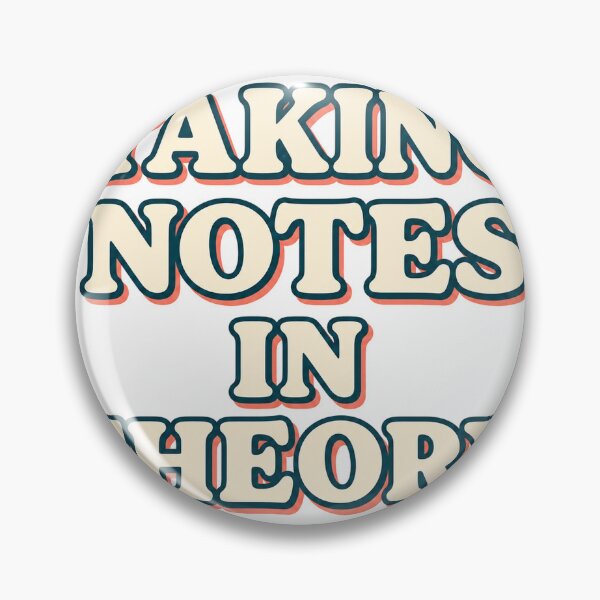 Item preview, Taking Notes In Theory designed and sold by aihrgdesign.