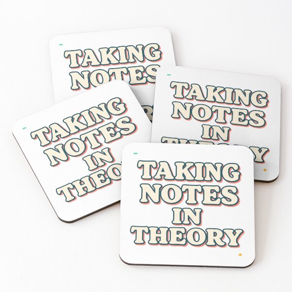 Item preview, Taking Notes In Theory designed and sold by aihrgdesign.