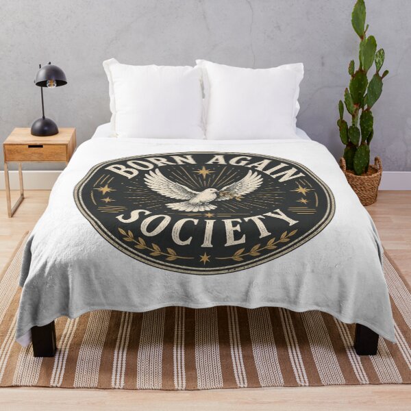 Item preview, Born Again Society – Christian Dove Faith Vintage Design designed and sold by SoulThread Studio.