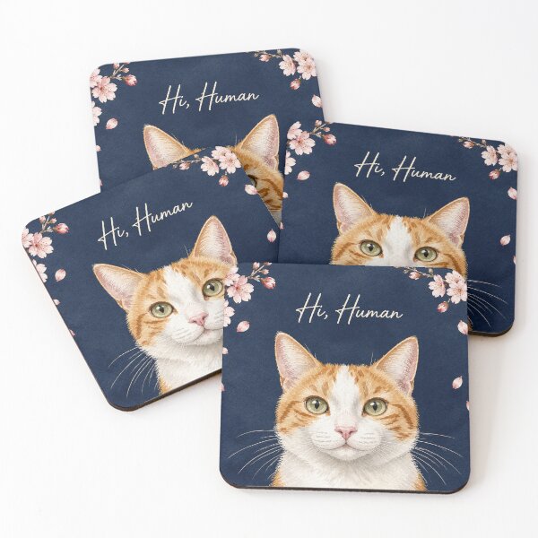 Item preview, A Cat With Cherry Blossom. designed and sold by Printozy.