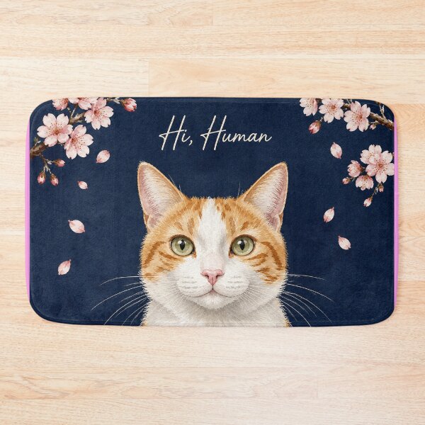 Item preview, A Cat With Cherry Blossom. designed and sold by Printozy.