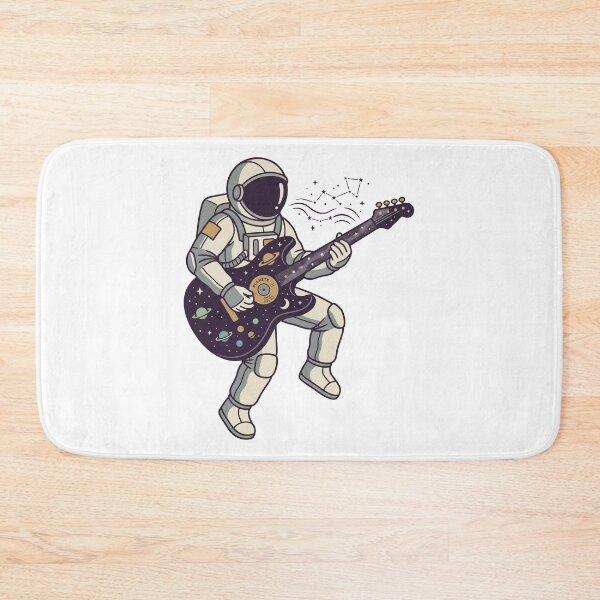 Item preview, Astronaut Playing Guitar In Space Planets Galaxy Rocker designed and sold by Amir Faysal.
