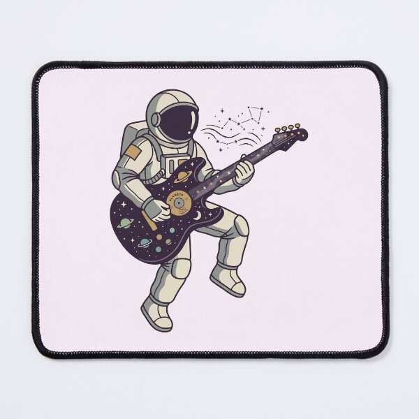 Item preview, Astronaut Playing Guitar In Space Planets Galaxy Rocker designed and sold by Amir Faysal.