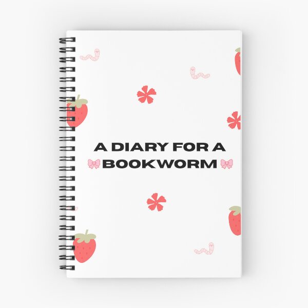 Item preview, Bookworm Diary designed and sold by DopaStickers.