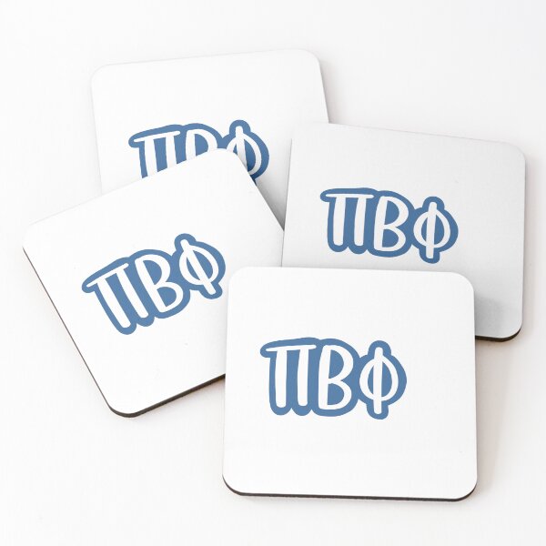Item preview, pi phi letters (blue) designed and sold by Jaina Designs.