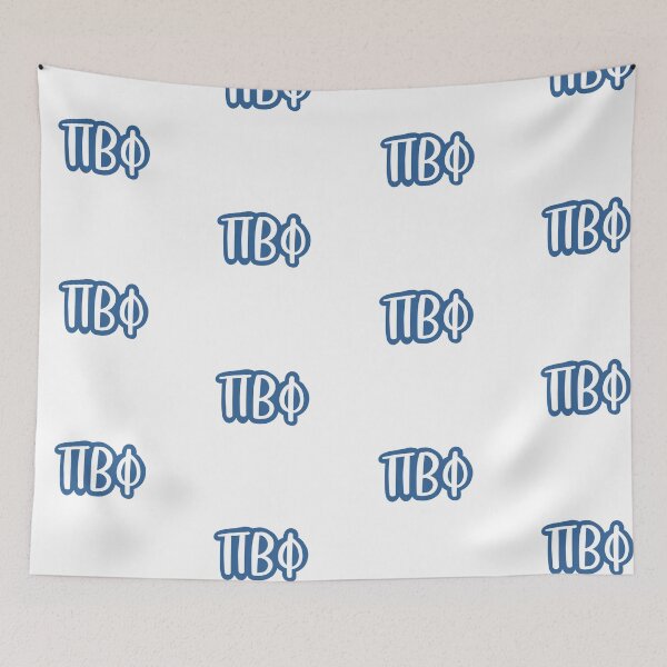 Item preview, pi phi letters (blue) designed and sold by Jaina Designs.