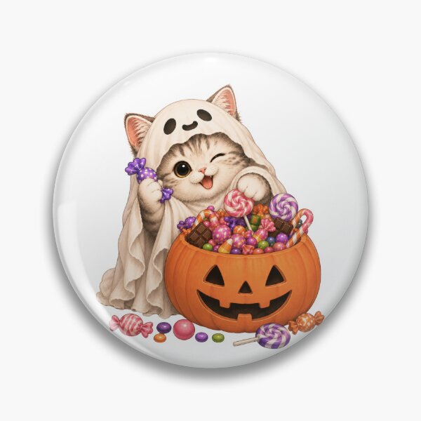 Item preview, Cute Halloween Cat Candy Haul designed and sold by Moochie Studios.