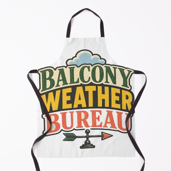 Item preview, Balcony Weather Bureau Badge designed and sold by aihrgdesign.