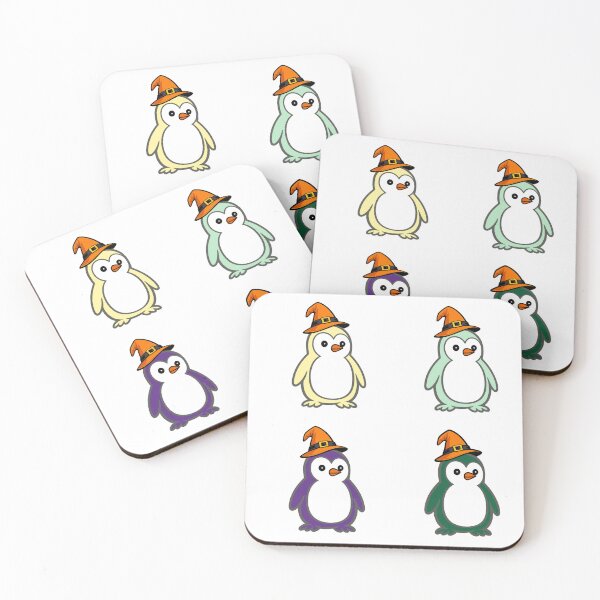 Item preview, Halloween Penguin Quartet | Clean Vector Mascot Set 6 designed and sold by Pippo-Penguin.