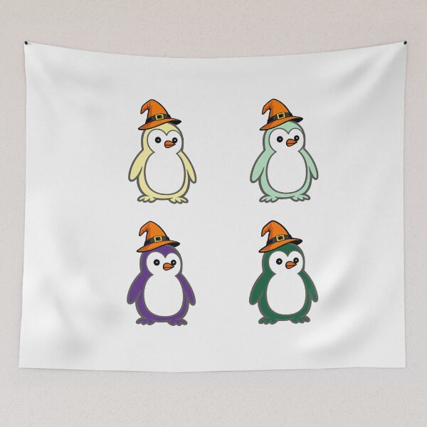 Item preview, Halloween Penguin Quartet | Clean Vector Mascot Set 6 designed and sold by Pippo-Penguin.