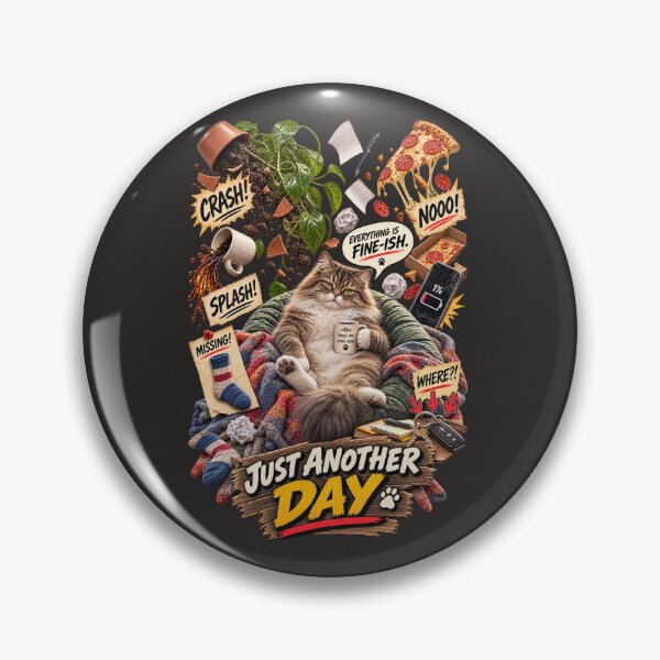 Item preview, Everything Is Fine-Ish – Everyday Chaos Funny Comic designed and sold by Golden Era Studio.
