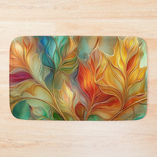 Item preview, Autumn Leaves Abstract Art | Autumn Foliage, Maple Leaf Botanical Design. designed and sold by MargaretWiktor.