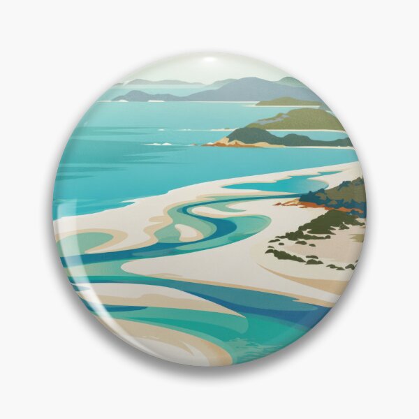 Item preview, Whitehaven Beach Hill Inlet, Whitsunday Islands Queensland Australia designed and sold by pod24.