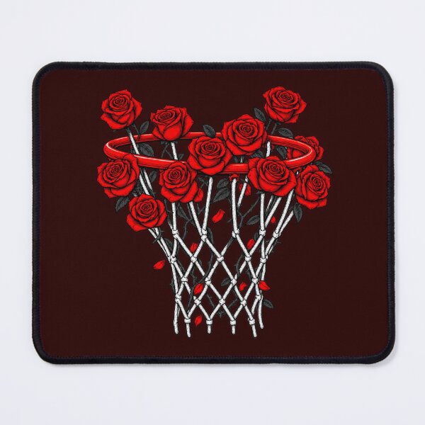 Item preview, Basketball Roses Dark Aesthetic designed and sold by ArcSeisaku.