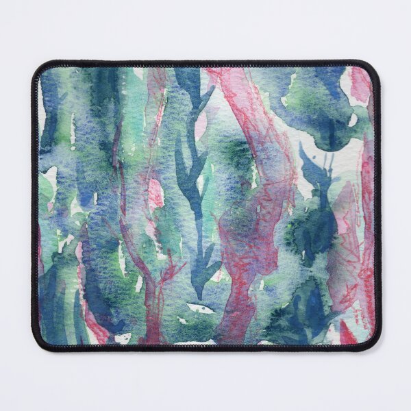 Item preview, Dreamy Pink Forest Watercolor designed and sold by DzinkaDreamArt.