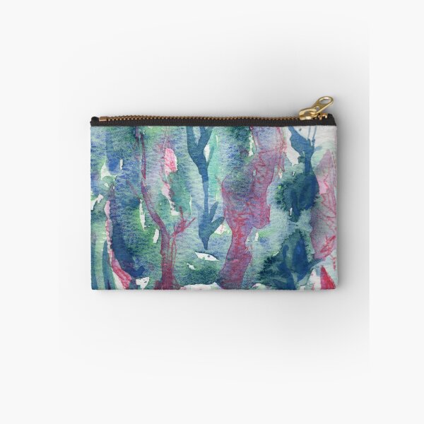 Item preview, Dreamy Pink Forest Watercolor designed and sold by DzinkaDreamArt.